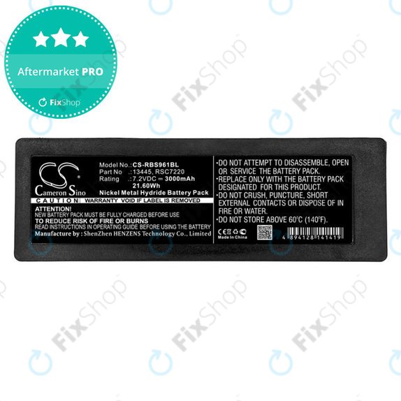 Baterie pro Scanreco 590, Cifa, Effer, 3000mAh, Ni-MH, 7.2V, RSC7220, HQ
