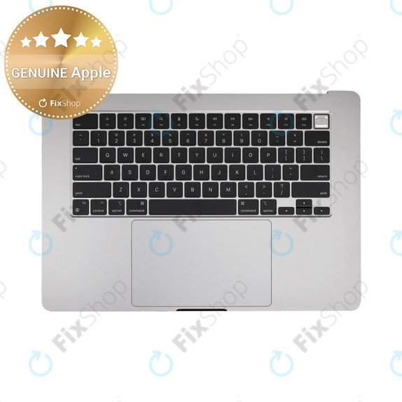Horní rám klávesnice pro MacBook Air 15", A3114 (2024), s klávesnicí US a baterií, Space Gray, 661-40266, Genuine Apple