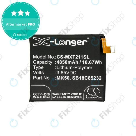 Baterie pro Motorola Moto G 5G XT2113, 4850mAh, Li-Pol, 3.85 V, MK50, HQ