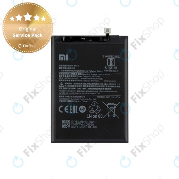 Xiaomi Redmi 8, 8A - Baterie BN51 5000mAh - 46BN51W02093 Genuine Service Pack