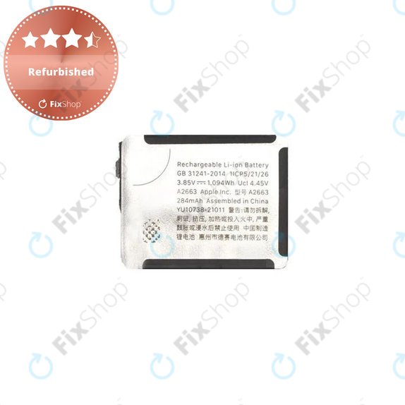 Baterie pro Apple Watch 7 41mm, 284mAh, A2663, Refurbished