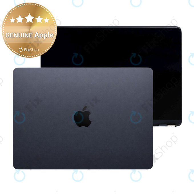 LCD displej pro MacBook Air 13", A3240 (2025), s předním sklem a krytem, Midnight, 661-50105, Genuine Apple