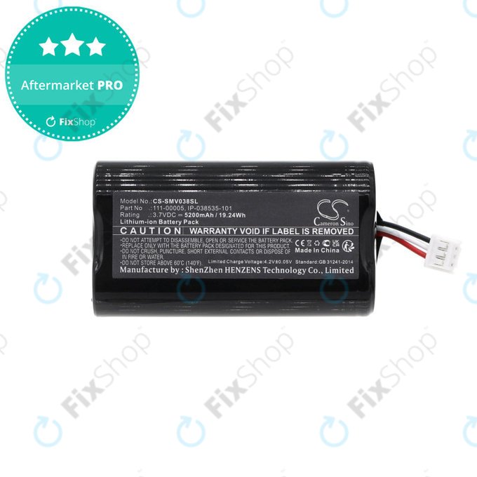 Baterie pro Sonos Roam, 5200mAh, Li-Ion, 3.7V, 111-00005, HQ