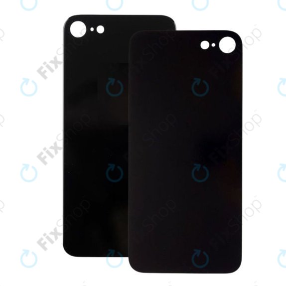 Apple iPhone SE (2nd Gen 2020) - Sklo Zadního Housingu (Black)