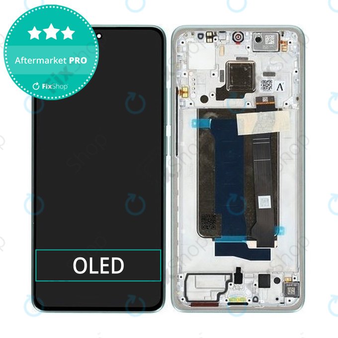 Xiaomi Poco X7 Pro - LCD Displej + Dotykové Sklo + Rám (Green) OLED