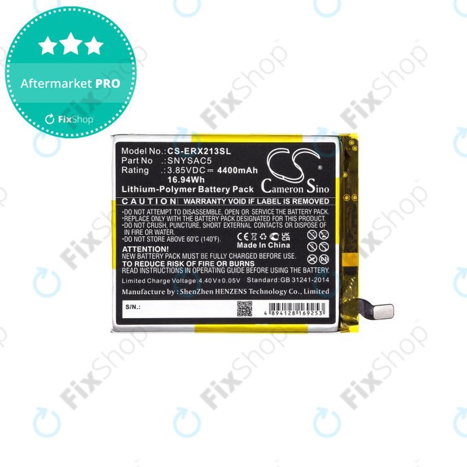 Baterie pro Sony Xperia 10 III, 4400mAh, Li-Pol, 3.85 V, SNYSAC5, HQ