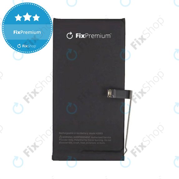 Baterie pro iPhone 14, 3279mAh, A2863, FixPremium