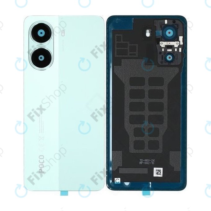 Xiaomi Poco X7 Pro 2412DPC0AG - Bateriový Kryt (Green) - 56002900O1000 Genuine Service Pack