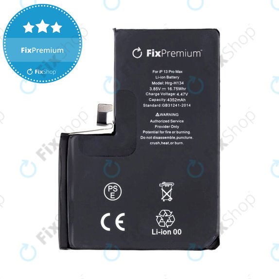 Baterie pro iPhone 13 Pro Max, 4352mAh, A2653, FixPremium