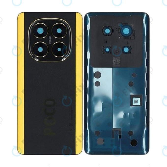 Xiaomi Poco X7 24095PCADG - Bateriový Kryt (Black) - 5600080O16P00 Genuine Service Pack