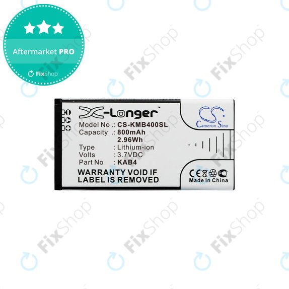 Baterie pro Maxcom MM720, 800mAh, Li-Ion, 3.7 V, KAB4, HQ