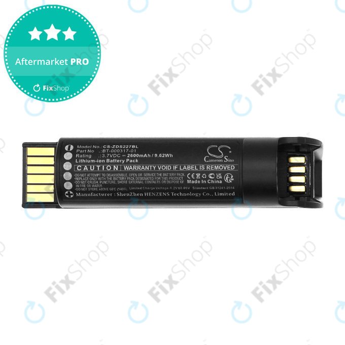 Baterie pro Zebra CR2278, DS22, 2600mAh, Li-Ion, 3.7V, BT-000317-01, HQ