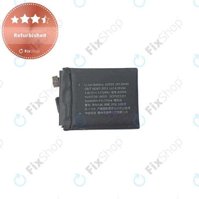 Baterie pro Apple Watch 4 44mm, 292mAh, Refurbished