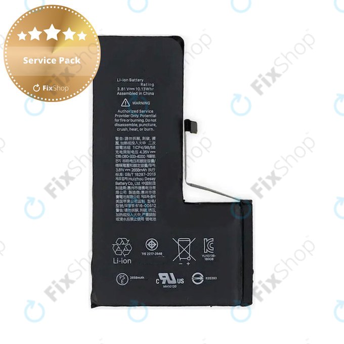 Baterie pro iPhone XS, 2658mAh, Service Pack