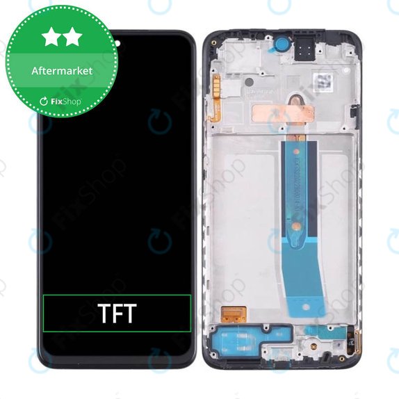 Xiaomi Redmi Note 11, 11S, Poco M4 Pro 4G - LCD Displej + Dotykové Sklo + Rám (Graphite Grey) TFT