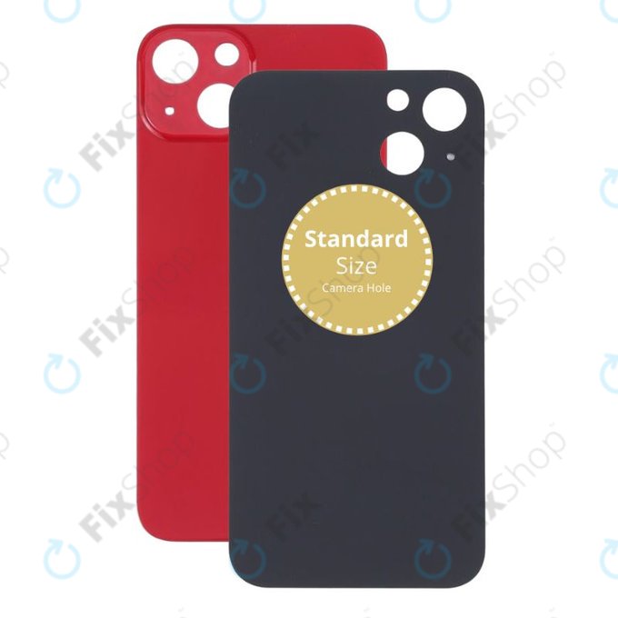 Apple iPhone 13 - Sklo Zadního Housingu (Red)