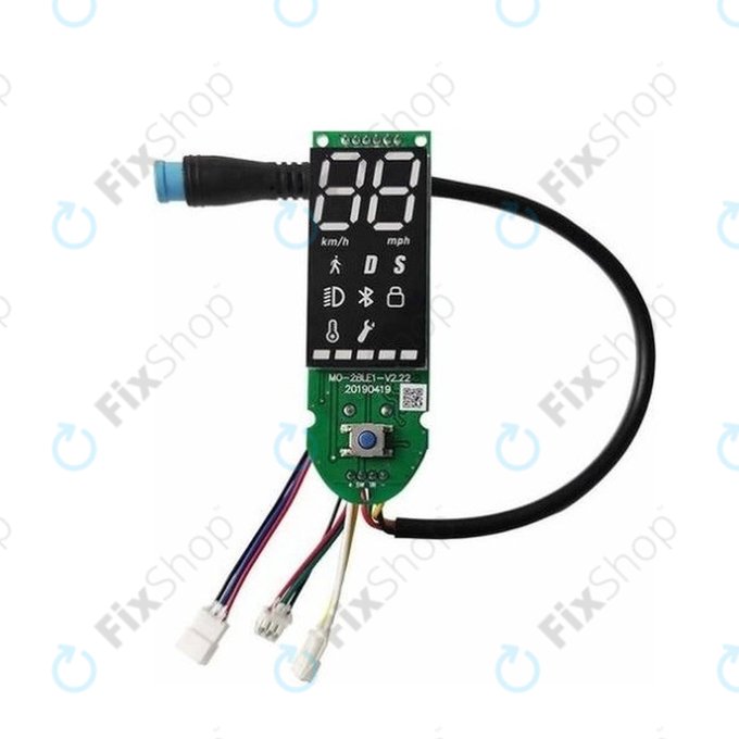 Xiaomi Mi Electric Scooter 1S, Essential, Pro 2, Mi 3 - Prístrojová Doska s LCD - C002550016100, C002790006400 Genuine Service Pack