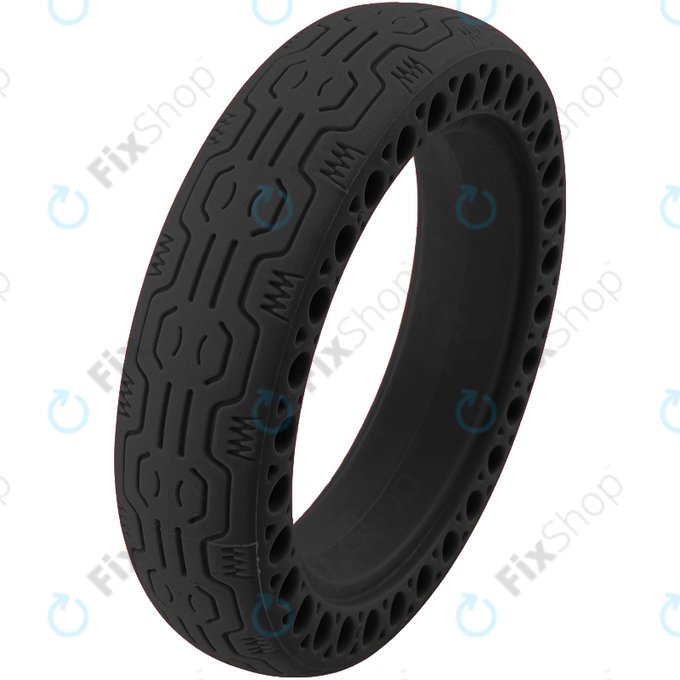 Xiaomi Mi Electric Scooter 1S, 2 M365, Essential, Pro, Pro 2 - Odolná Plná Bezdušová Pneumatika (Typ 2) (Black)