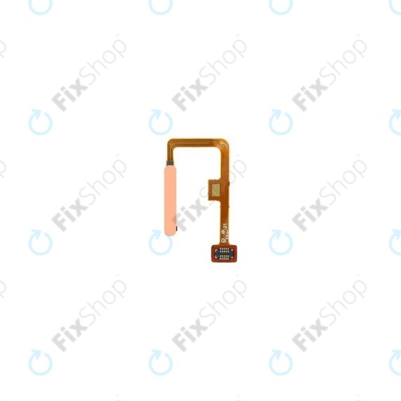 Xiaomi Mi 11 Lite 5G - Senzor Otisku Prsta + Flex Kabel (Peach Pink)