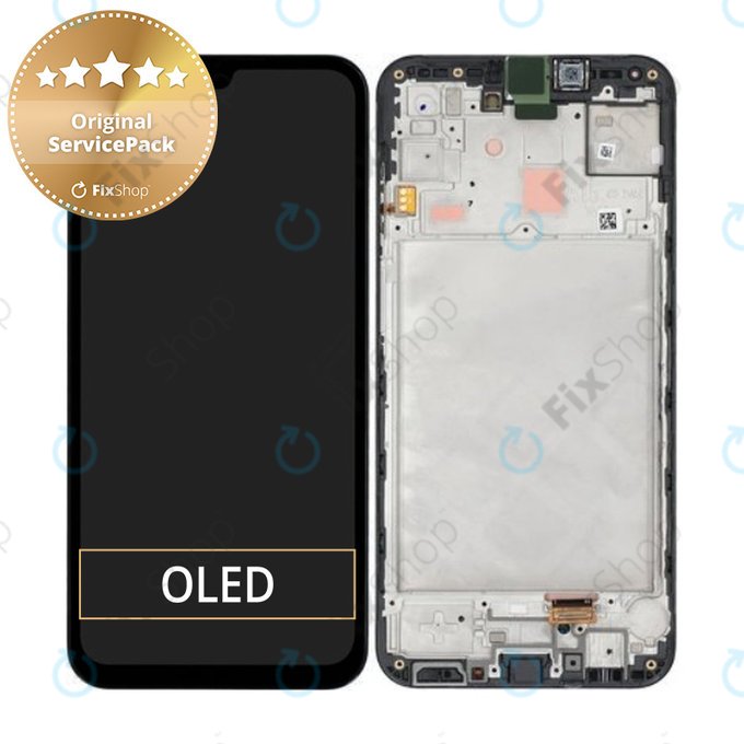 Samsung Galaxy A15 4G, A15 5G A155F, A156B - LCD Displej + Dotykové Sklo + Rám (Black) - GH82-33637A, GH82-33638A Genuine Service Pack