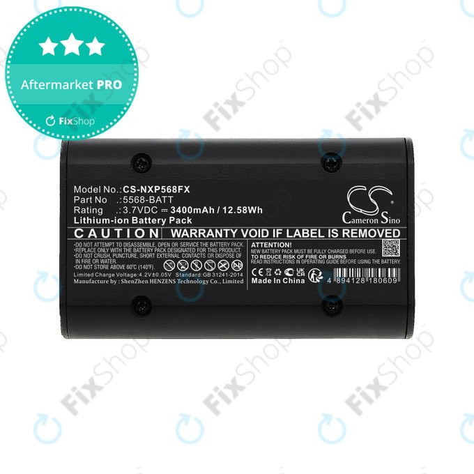 Baterie pro Nightstick 5566, 5568, 3400mAh, Li-Ion, 3.7V, 5568-BATT, HQ