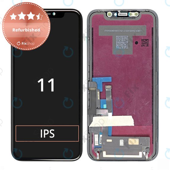 Displej pro iPhone 11, Dotykové sklo s rámem, Refurbished