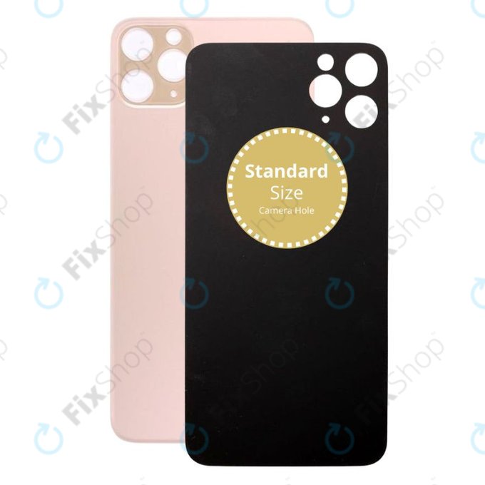 Apple iPhone 11 Pro - Sklo Zadního Housingu (Gold)