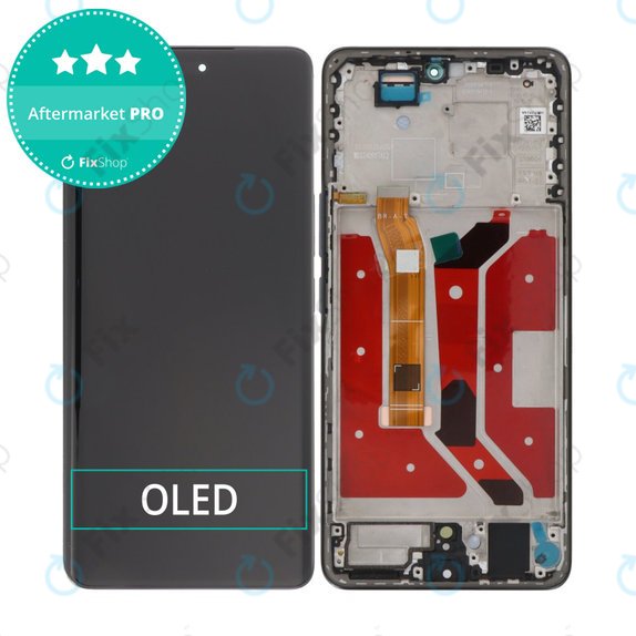 Honor Magic7 Lite - LCD Displej + Dotykové Sklo + Rám (Black) OLED