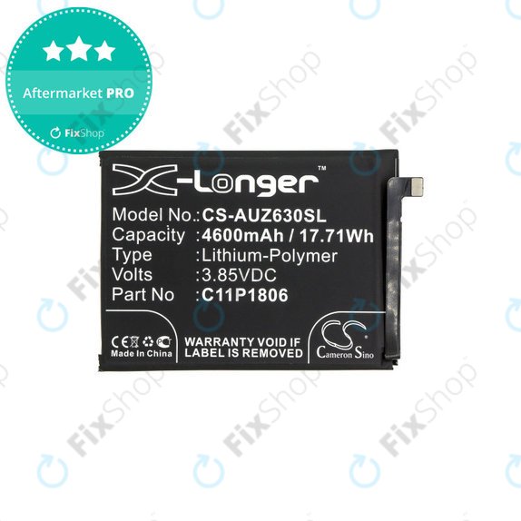 Baterie pro Asus Zenfone 6 2019, 4600mAh, Li-Pol, 3.85V, C11P1806, HQ