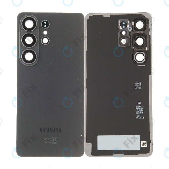 Kryt baterie pro Samsung S26 Ultra, Black, GH82-38884A, Genuine Service Pack