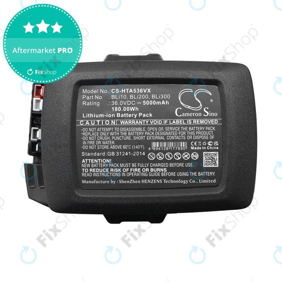 Baterie pro Husqvarna 110il, 525ilxt, 5000mAh, Li-Ion, 36V, BLi10, BLi200, HQ
