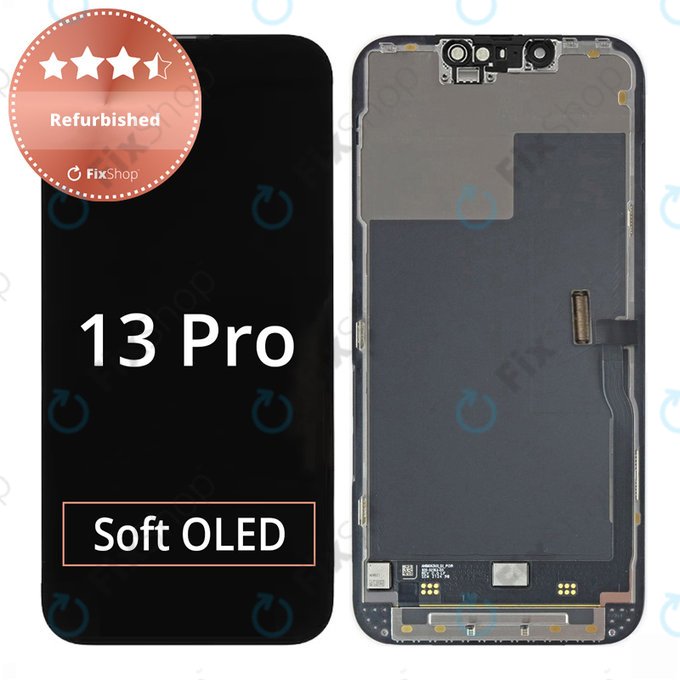 Displej pro iPhone 13 Pro, Dotykové sklo s rámem, Refurbished