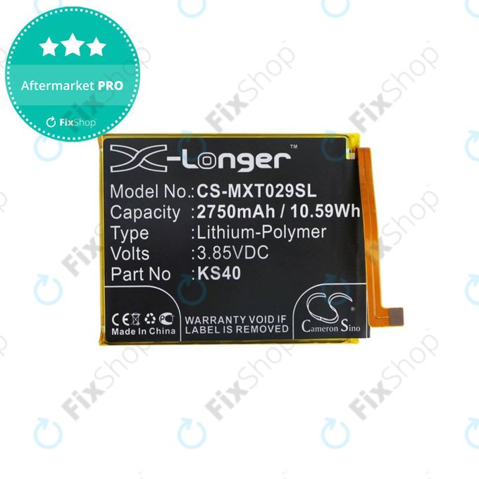 Baterie pro Motorola Moto E6 Play XT2029, 2750mAh, Li-Pol, 3.85 V, KS40, HQ