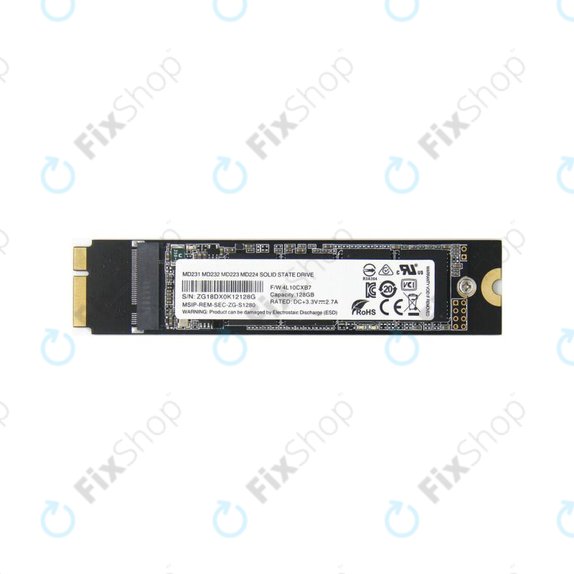Apple MacBook Air 11" A1465 (Mid 2012), 13" A1466 (Mid 2012) - SSD 128GB