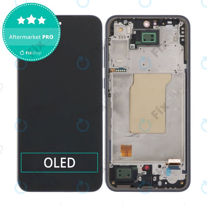 Samsung Galaxy A35 A356B - LCD Displej + Dotykové Sklo + Rám (Awesome Navy) OLED
