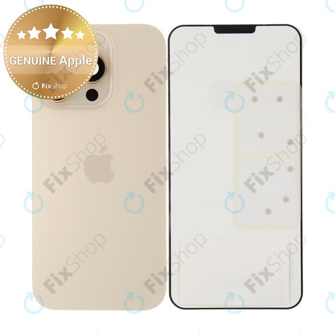 Sklo Zadního Housingu pro iPhone 16 Pro | Desert Titanium | 661-49557 | Genuine Apple
