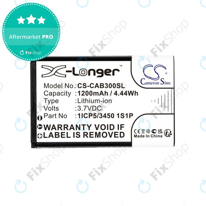 Baterie pro Cat B30, 1200mAh, Li-Ion, 3.7V, 1ICP5/3450 1S1P, HQ