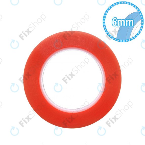 Magic RED Tape - Oboustranná Lepící Páska - 6mm x 25m (Transparentní)