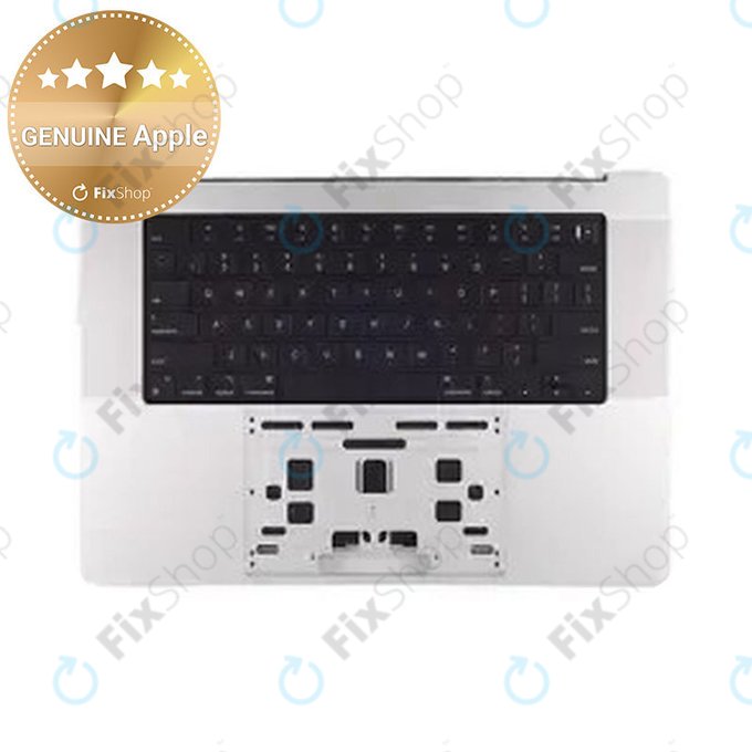 Horní rám klávesnice pro MacBook Pro 14", A3112 (2024), s klávesnicí US a baterií, Silver, 661-42513, Genuine Apple