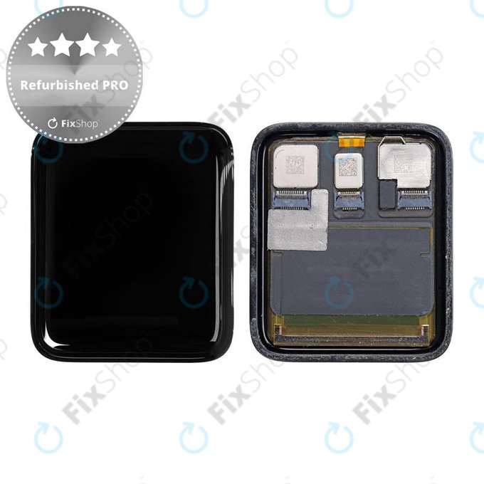 LCD Displej pro Apple Watch 3 42mm, Dotykové sklo bez rámu, Refurbished PRO
