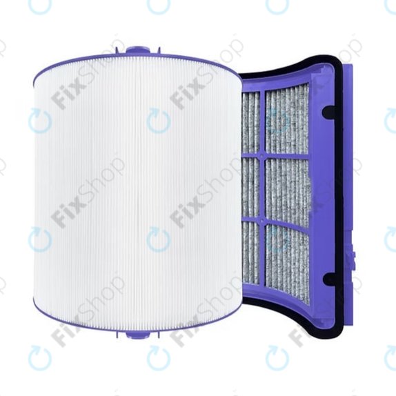 Dyson Purifier-series, Purifier humidifier-series, Hot and Cool Series 360° - HEPA filtr (Aktivní uhlí)