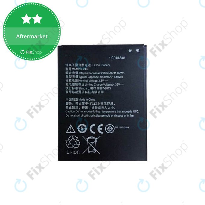 Lenovo A7000 - Baterie BL243 3000mAh