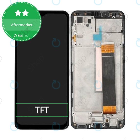 Samsung Galaxy M33 5G M336B - LCD Displej + Dotykové Sklo + Rám (Black) TFT