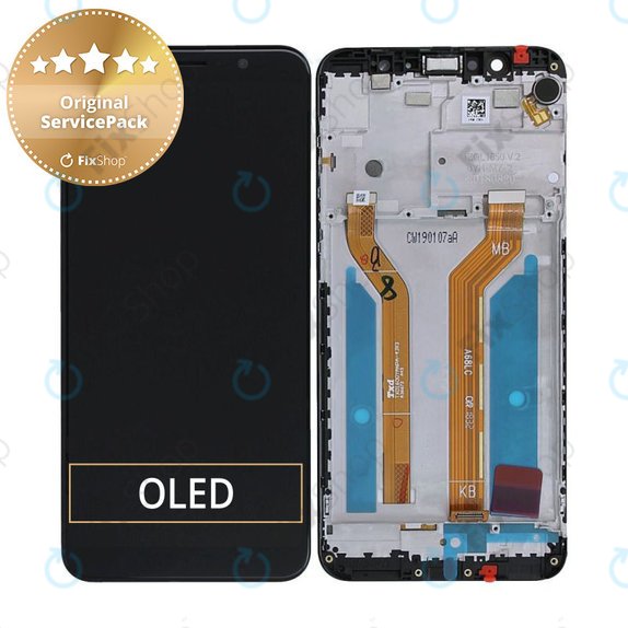 Asus Zenfone Max Pro ZB602KL (X00TD) - LCD Displej + Dotykové Sklo + Rám (Deepsea Black) - 90AX00T1-R20010 Genuine Service Pack