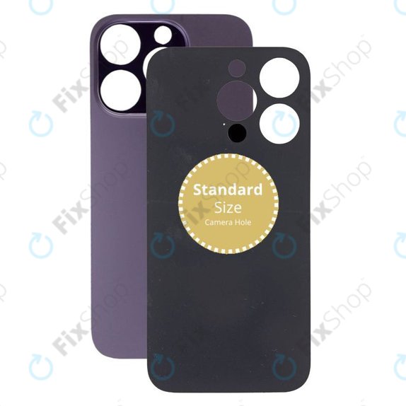 Apple iPhone 14 Pro - Sklo Zadního Housingu (Deep Purple)