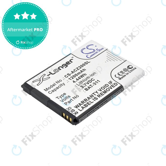 Baterie pro Acer Liquid Z200, BAT-311, Li-ion, 3.7V, 1200mAh, HQ