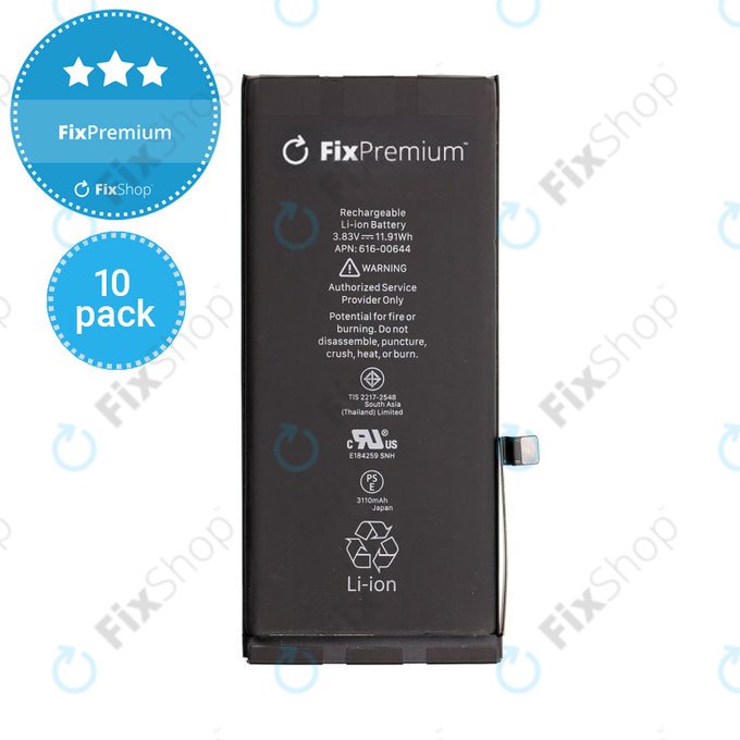 Baterie 10 Pack pro iPhone 11, 3110mAh, FixPremium