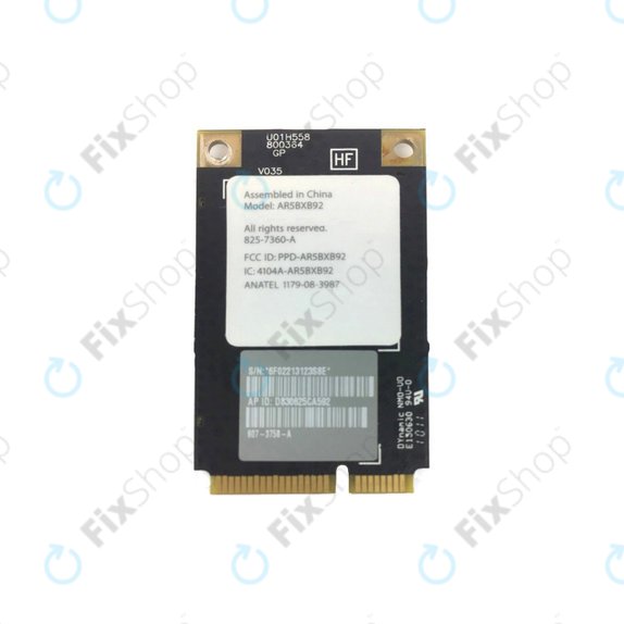 Apple iMac 21.5" A1311 (Late 2009 - Mid 2010), iMac 27" A1312 (Late 2009 - Mid 2010) - Airport Karta Bezdrátové Sítě AR5BXB92