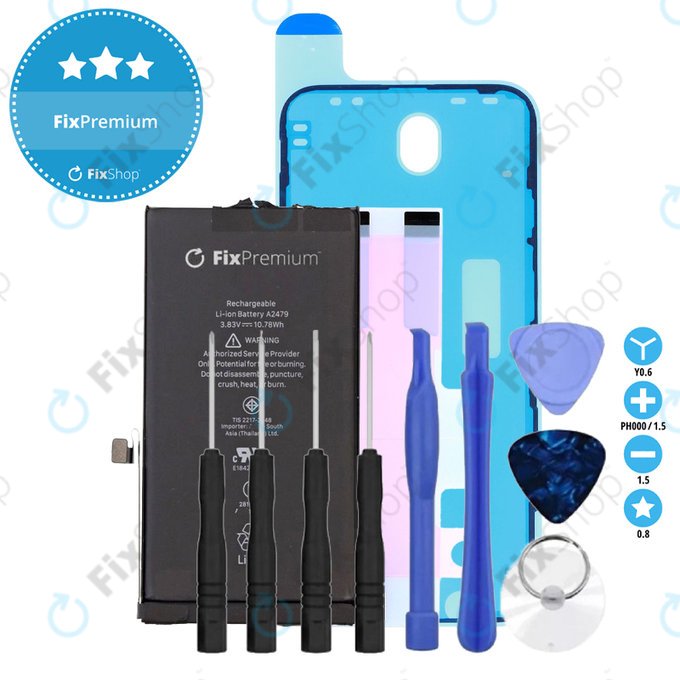 Baterie pro iPhone 12, 12 Pro, 2815mAh, Lepka (Adhesive), Nářadí, FixPremium