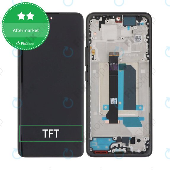 Xiaomi Redmi Note 14 Pro+ 5G  - LCD Displej + Dotykové Sklo + Rám (Midnight Black) TFT